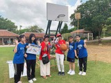 【バスケW杯】沖縄バスケットボール100年祭開催、“当時のゴール”復元に地域ガイドなど学生ボランティアも尽力 画像