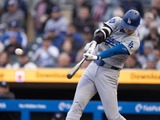【MLB】大谷翔平、メジャートップ今季8本目の“183キロ”弾丸二塁打　現地実況「長打マシーンだ」 画像