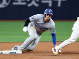 【MLB】大谷翔平、四球から“二盗三盗”で今季35盗塁　球団公式も称賛「過去9シーズンチーム達成者なし」 画像