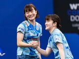 世界1位の大藤沙月、横井咲桜ペアが「信じられない逆転劇を見せた」　中国勢撃破に公式が脚光、シングルスでは直接対決が実現【WTTコンテンダーマスカット】 画像