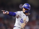 【MLB】「目に見えて疲れていた」ベッツ、“体調不良”で日本での開幕シリーズ欠場と米メディアが報道　前日の公式練習には参加も…… 画像