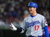 【MLB】大谷翔平が日本凱旋で証明した世界一球団の矜持　最速1号に公式は「スーパーヒーロー」と脱帽、ベッツら欠くなか示した勝者の姿勢 画像