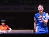 張本美和、金琴英とのフルゲーム激闘制しリベンジ成功　北朝鮮の難敵退け4回戦へ、シンガポール勢と激突【世界卓球2025】 画像