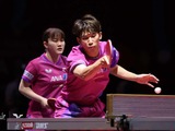 吉村真晴、大藤沙月ペアが中国の世界1位ペアに大金星　3－1撃破でベスト4進出、メダル確定で優勝争いにも参戦へ【世界卓球2025】 画像