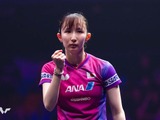 早田ひな、初対戦の中国勢とフルゲーム熱戦も逆転勝利　世界40位と3度のデュースの激闘制したサウスポーが3回戦進出【シンガポールスマッシュ】 画像