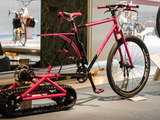 雪道でも楽しめる自転車『Snow path』…東京サイクルデザイン専門学校卒業制作展 画像