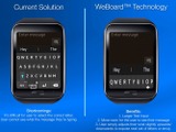 手首を動かして文字を入力！Apple Watch用キーボード「WeBoard」…米サンディエゴ発 画像