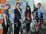 今夏しまなみ海道の自転車無料化へ、愛媛県と日本マイクロソフト連携会見 画像