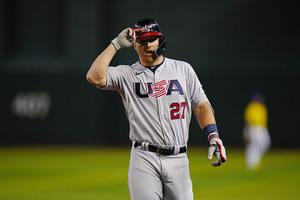 【WBC】侍ジャパンと戦うアメリカ　大谷翔平と対決注目のトラウト、4本塁打のターナーらスタメン　先発はケリー 画像