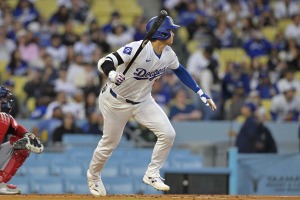 【MLB】大谷翔平、第1打席“技アリ”左前安打　初回チャンスメークで「16試合連続出塁」 画像
