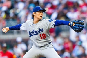 【MLB】山本由伸、全91球の公式投球データ詳細　高低の揺さぶりでゴロ量産、ハードヒットは4球のみ【5月3日ブレーブス戦】 画像