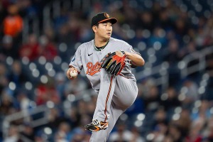 【MLB】“熟練の技”で存在感急上昇の菅野智之　投壊オ軍で奮闘も…好成績の裏に潜む不安要素とは？ 画像