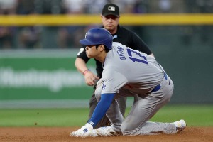 【MLB】大谷翔平、四球から“今季10個目”の盗塁でチャンスメーク　フリーマンの一発で生還 画像