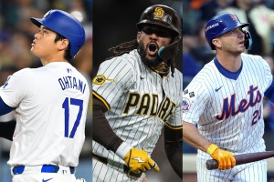 【MLB】ナ・リーグは大谷翔平ら大混戦の「MVP争い」　公式サイト模擬投票で“トップ3”に急浮上したのは…… 画像