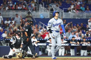 【MLB】大谷翔平、劣勢から値千金の2試合連発“175キロ”同点10号アーチ　米メディア興奮の一撃「マイアミの街を支配した」 画像