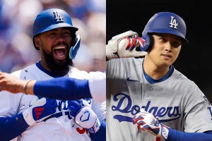 【MLB】テオスカー、IL入りでも……大谷翔平への“ヒマワリの種シャワー”だけは譲れない！　祝福担当継続に「そこはやるんだ」とファン沸く 画像
