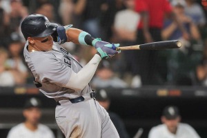 【MLB】ジャッジの圧巻13・14号連発に敵地も大熱狂　大谷翔平ら上回りメジャー単独首位、打率は.396で三冠キープ 画像