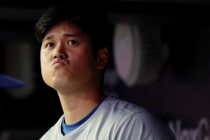 【MLB】大谷翔平から三振を奪ったのは……まさかの捕手　本人は“記念球”を保管し安堵「打球が飛んで来たら、俺は死んでいたよ」 画像