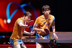 世界1位ペア撃破に「番狂わせ」と中国メディアも衝撃　吉村真晴、大藤沙月ペアの快進撃に「過小評価してはならない」【世界卓球2025】 画像
