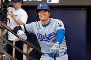 【MLB】みんな大谷翔平と話したい……相手捕手が打席中に“満面の笑顔”で談笑　「彼は史上最高の選手なんだ」と絶賛する一幕も 画像
