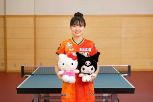 卓球・張本美和、6/13の楽天対阪神戦に来場で“推し”のクロミと始球式　故郷でのイベント出演に「精一杯頑張ります！」 画像