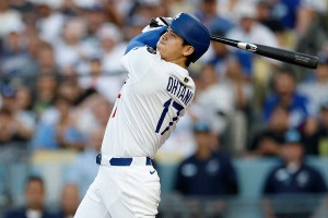 【MLB】大谷翔平、劣勢からジャッジの頭上超え“181キロ”高弾道22号アーチ　米記者驚愕の一発「球団記録タイの月間15本塁打」 画像