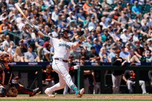 【MLB】マリナーズ正捕手ローリー、両リーグ単独トップ24号でジャッジに3本差　米記者注目の史上最速ペース「シーズン最初の61試合で……」 画像
