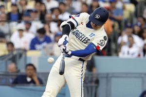 【MLB】大谷翔平、24号先頭打者アーチに“マニア”は「当然のこと」　本拠地騒然の178キロ弾、公式記者は史上2位記録に注目 画像