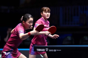 張本美和、大藤沙月の注目ペア初優勝に称賛「格上の実力を見せた」　韓国勢を圧巻撃破に「勝つことができて嬉しい」【WTTスターコンテンダーリュブリャナ】 画像
