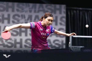橋本帆乃香、“カットマン対決”制した27歳が振り返る逆転劇　シングルス初の大舞台も上位進出へ「大きなアリーナでプレーしたい」【卓球・USスマッシュ】 画像