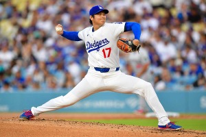 【MLB】投手・大谷翔平の“急降下”スイーパーに驚愕、ピッチングニンジャが浮き上がる速球とは真逆へ落ちる「落差」を比較 画像