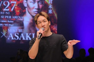 朝倉未来、クレベルとの再戦に自信「理想はバックチョークでフィニッシュ」　試合後も“継続参戦”の意向「RIZINで終えたい」 画像