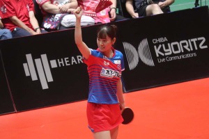 長﨑美柚 、躍進のサウスポーが逆転勝利につなげた“渋さ”　個人契約締結のKA神奈川は「自分を大切にしてくれるチーム」【Tリーグ】 画像