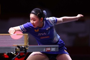 張本美和、大藤沙月に劣勢も第2Gで見せた大逆転劇　注目同士討ち制した17歳がベスト8進出で上位争いに参戦【チャイナスマッシュ2025】 画像