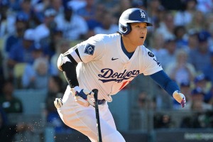 【MLB】リードオフ三塁打の大谷翔平、この一撃が生んだ史上初の記録とは？　「PSの歴史の中で唯一の選手」と米記者 画像