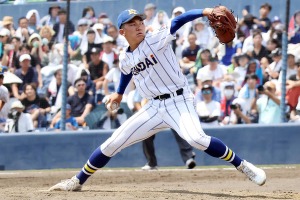 健大高崎の最速158キロ右腕、石垣元気は複数球団が1位指名か　ヤンキースらが関心も……NPB一本に絞る【プロ野球ドラフト会議2025】 画像