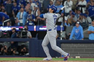 【MLB】大谷翔平「1番DH」スタメン　崖っぷちのWS第6戦、エース山本由伸を援護する“3試合ぶりアーチ”なるか 画像