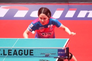 平野美宇、2戦連続VM勝利の主将がカットマン撃破を振り返る　史上2人目の快挙達成も「100勝を目指したい」【Tリーグ】 画像