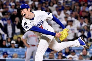 【MLB】佐々木朗希はドジャースの“先発ローテ”に定着できるのか　「ポストシーズン唯一の失点」から公式サイトが“課題”を分析 画像