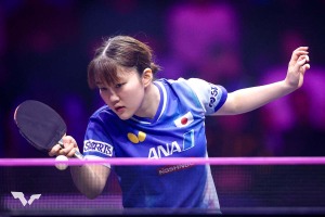 大藤沙月がカットマン・橋本帆乃香を圧倒　注目の日本人対決を“4－0ストレート勝ち”で制し準々決勝進出【WTTファイナルズ香港】 画像