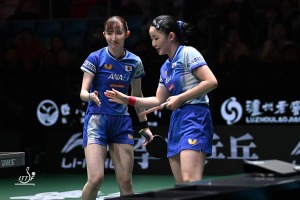 早田ひな＆張本美和が“ひなみわペア”結成で優勝争い参戦か　パリ五輪では中国勢と激闘　実力者がタッグで初戦に臨む【シンガポールスマッシュ】 画像