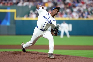 【WBC2026】ブラジル17歳右腕がジャッジのバットへし折る…150キロ超え内角攻めで併殺切り　堂々の投球に「この子には本当に敬意を表する」 画像