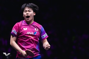 松島輝空、世界王者・王楚欽への雪辱果たし「一番強い選手に勝ててうれしい」　中国撃破のサウスポーが会心勝利に喜び【WTTチャンピオンズ重慶】 画像