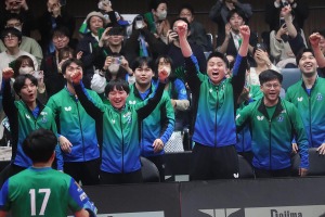 「挫折も味わった」KM東京を復権に導いた“指揮官の一手”　台湾エースが2点起用でMVP、2年ぶりの戴冠を支えた最適解【Tリーグ】 画像