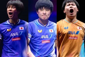卓球日本男子がW杯で放った存在感　王者と激闘の松島輝空が殊勲の銀メダル、張本智和＆戸上隼輔も奮闘でトップ3が進化の跡 画像