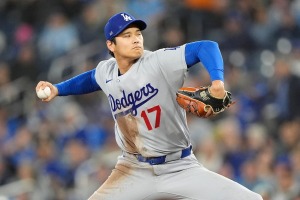 【MLB】大谷翔平「1番投手兼DH」スタメン　同地区ジャイアンツ戦、二刀流復帰で自身を援護する6号アーチなるか 画像