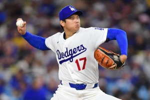 【MLB】「防御率0.82」3勝目の大谷翔平、規定投球回到達で再び両リーグトップ　7回4安打無失点8Kの快投劇「最速162キロ計測」 画像