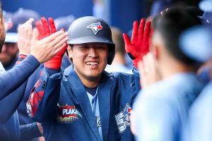 【MLB】打撃成績でチームトップ、岡本和真は「トロントの明るい材料」と公式サイト称賛 　下降気味の主砲ゲレーロJr.をカバー 画像
