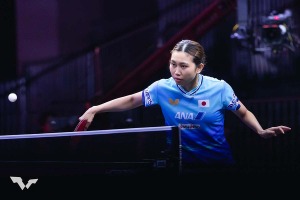 「まさか3－0で勝てるとは……」世界2位・王曼昱撃破の佐藤瞳が見せた分析力　快進撃の28歳カットマンは「挑戦していく」【USスマッシュ】 画像