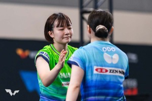 卓球女子“同級生対決”制した横井咲桜が語る大藤沙月撃破　世界8位の中国越えへ「強いけど向かっていくだけ」【USスマッシュ】 画像